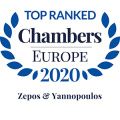 Chambers Europe Top Ranked 2020