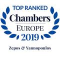 Chambers Europe Top Ranked 2019