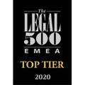 Legal500 Top Tier 2020